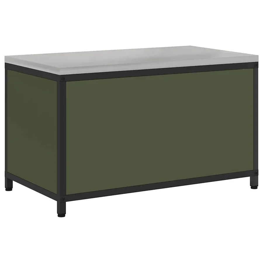 Rangement de cuisine HATTEM Vert olive 90 x 50 x 53 cm Acier - 12