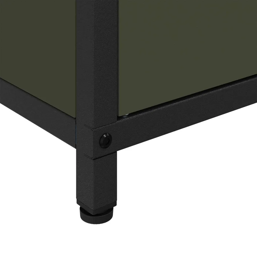 Rangement de cuisine HATTEM Vert olive 90 x 50 x 53 cm Acier - 13