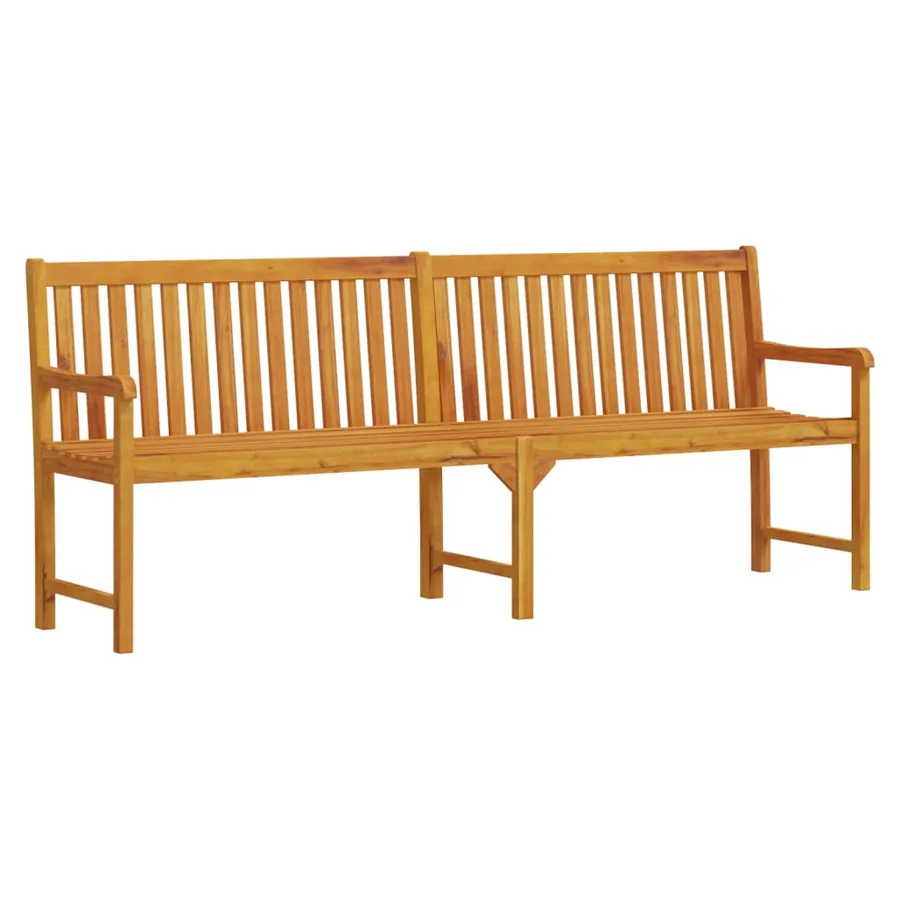 Banc de jardin 219 cm Bois d'acacia solide - 2