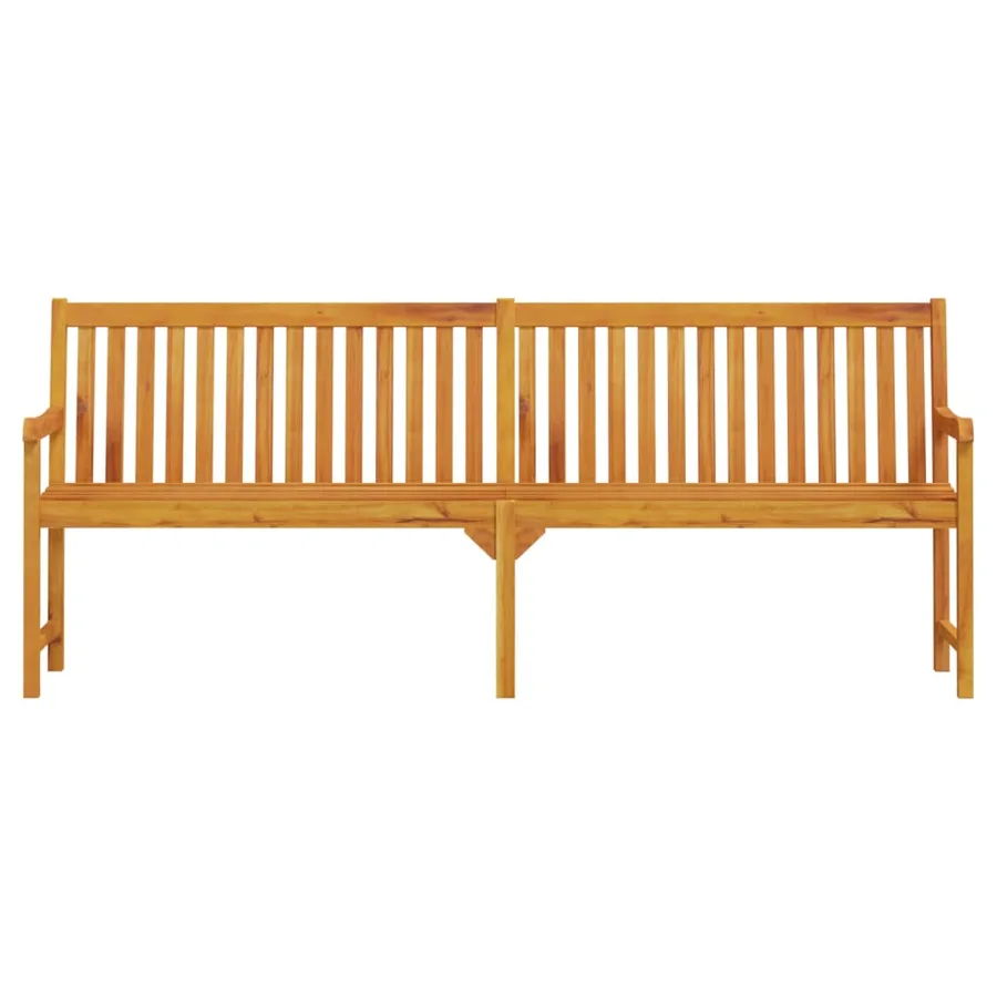 Banc de jardin 219 cm Bois d'acacia solide - 3