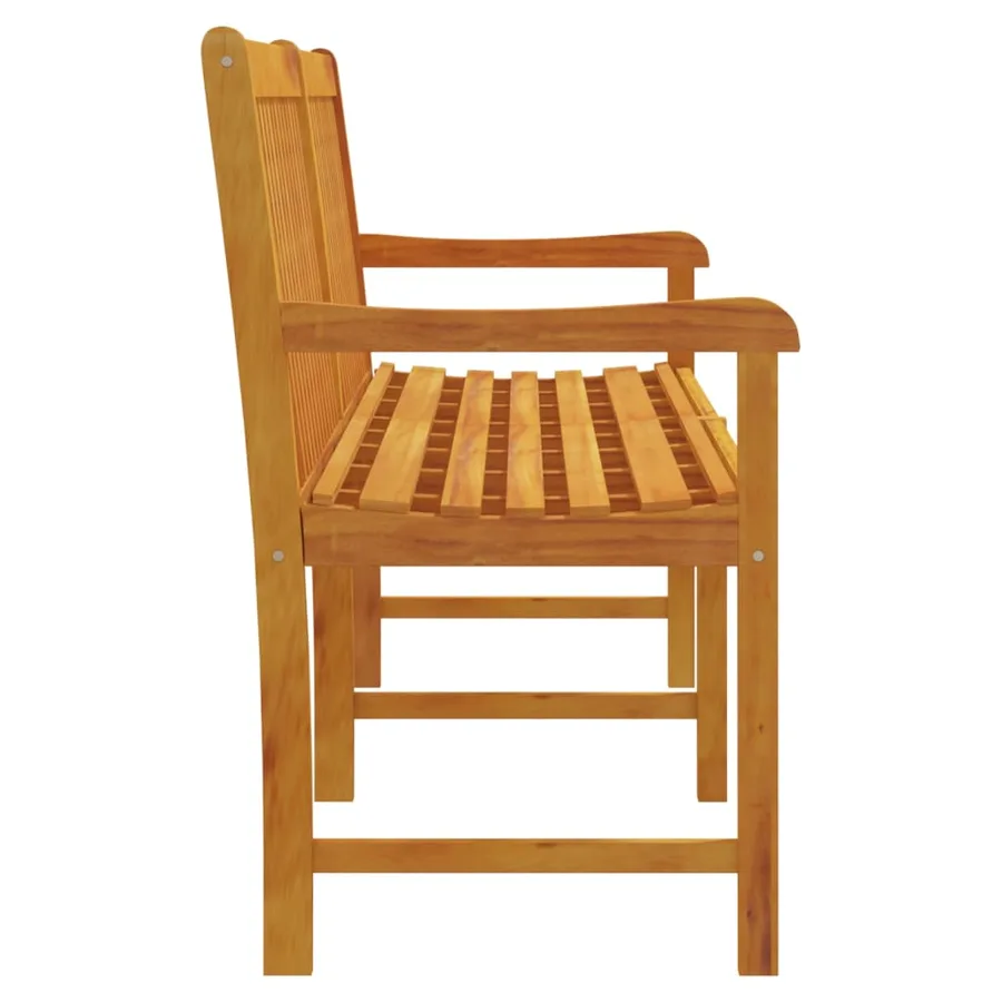 Banc de jardin 219 cm Bois d'acacia solide - 4