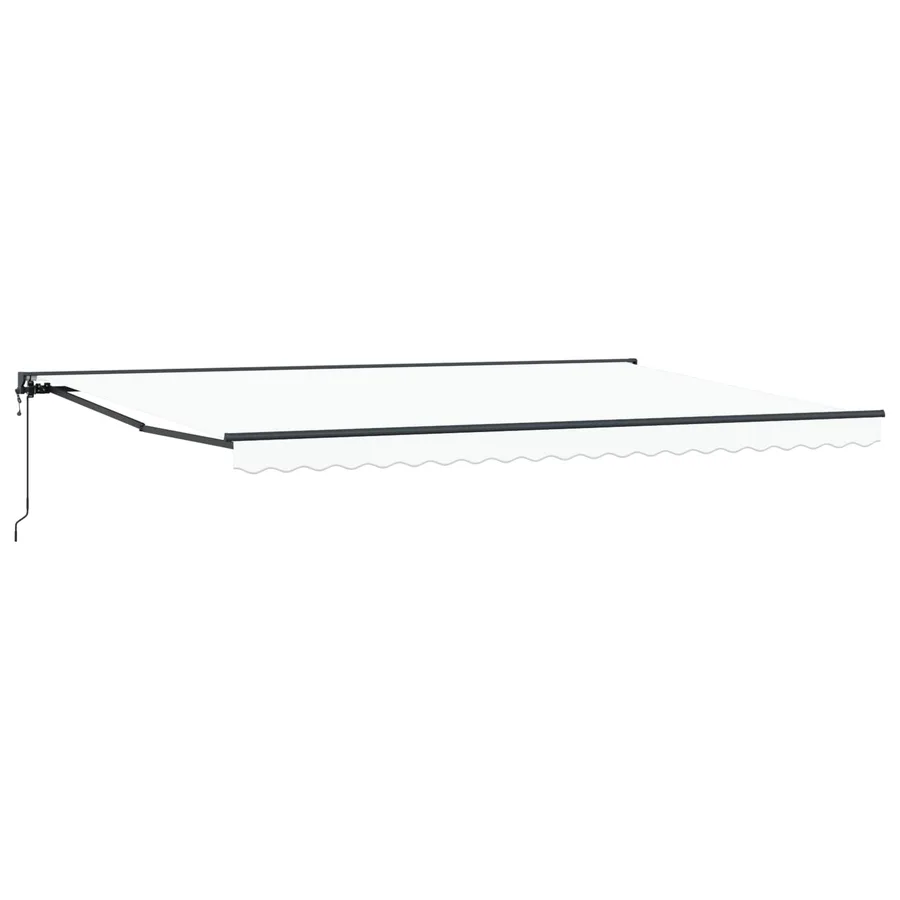 Cadre d'auvent Blanc 500 × 300 cm Polyester avec revêtement PU - 2