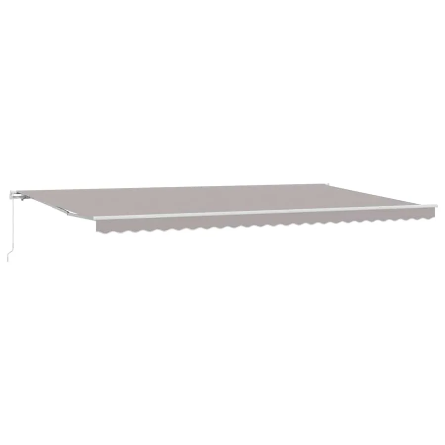 Auvent rétractable Gris clair 600 × 300 cm - 2