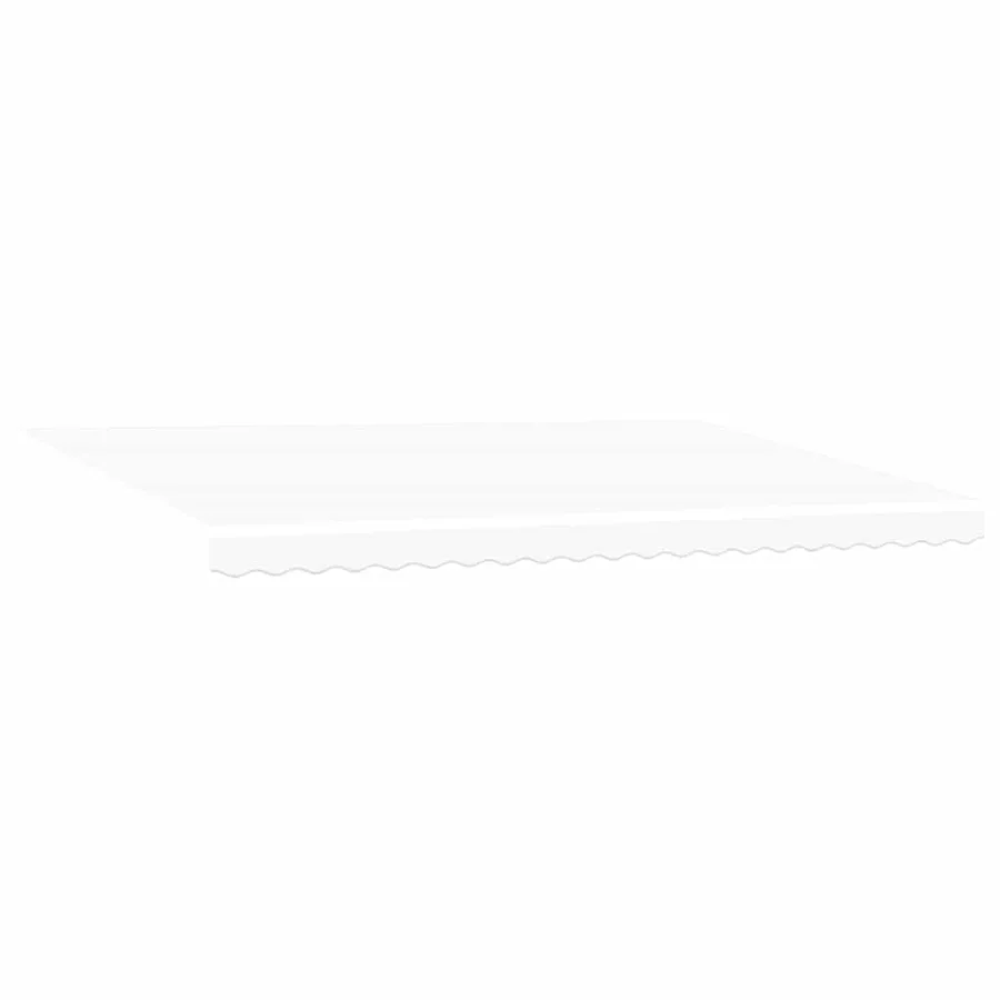 Auvent rétractable Blanc 500 × 350 cm Polyester - 5
