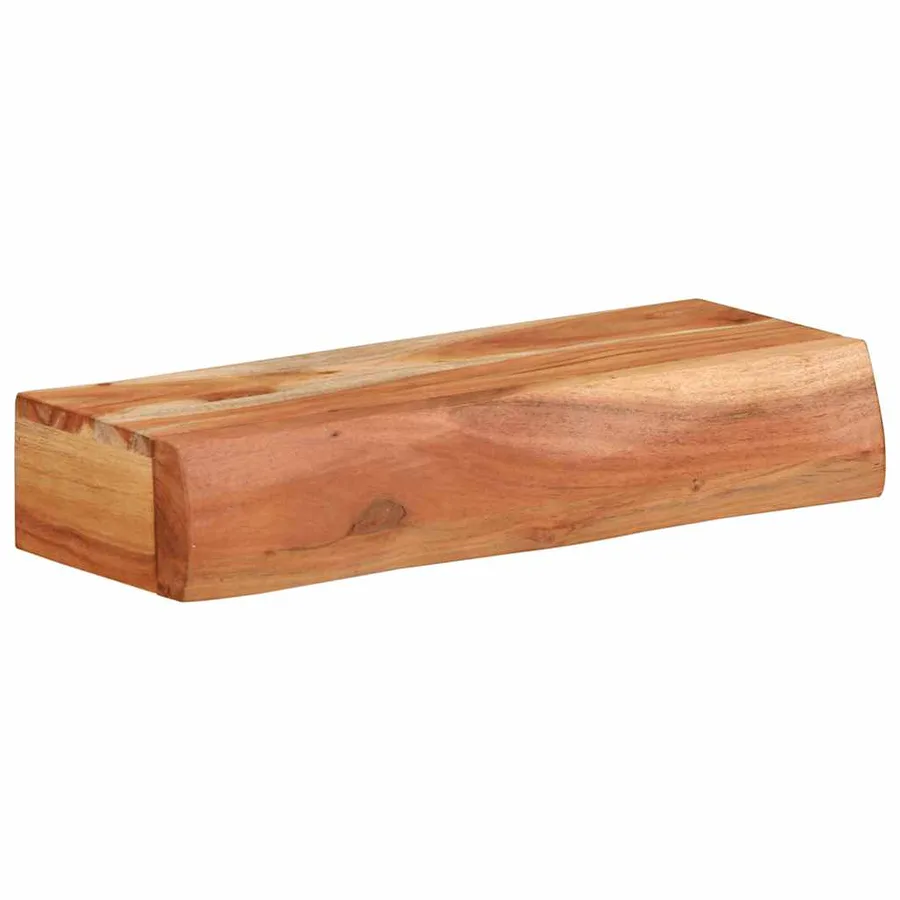 Étagères murales 2 pcs 40x17x8 cm bois massif d'acacia - 3