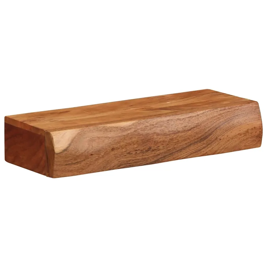 Étagères murales 2 pcs 40x17x8 cm bois massif d'acacia - 4