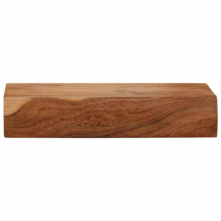 Étagères murales 2 pcs 40x17x8 cm bois massif d'acacia - 6