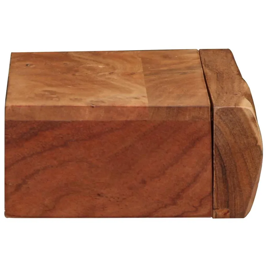 Étagères murales 2 pcs 40x17x8 cm bois massif d'acacia - 7