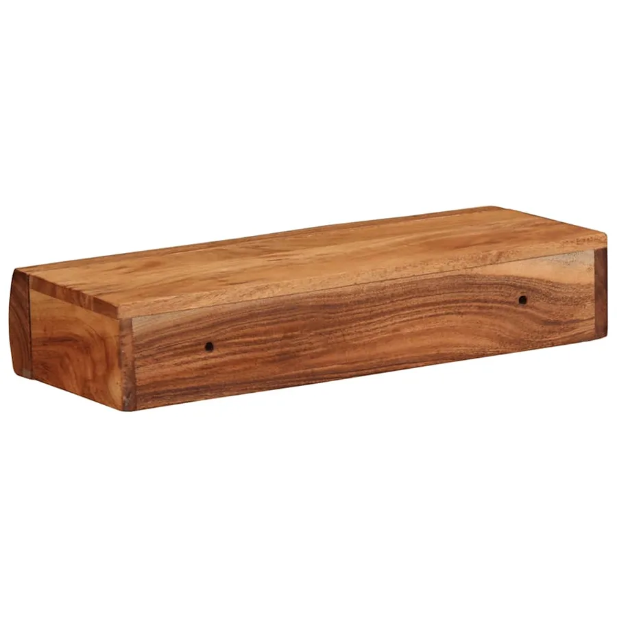 Étagères murales 2 pcs 40x17x8 cm bois massif d'acacia - 8
