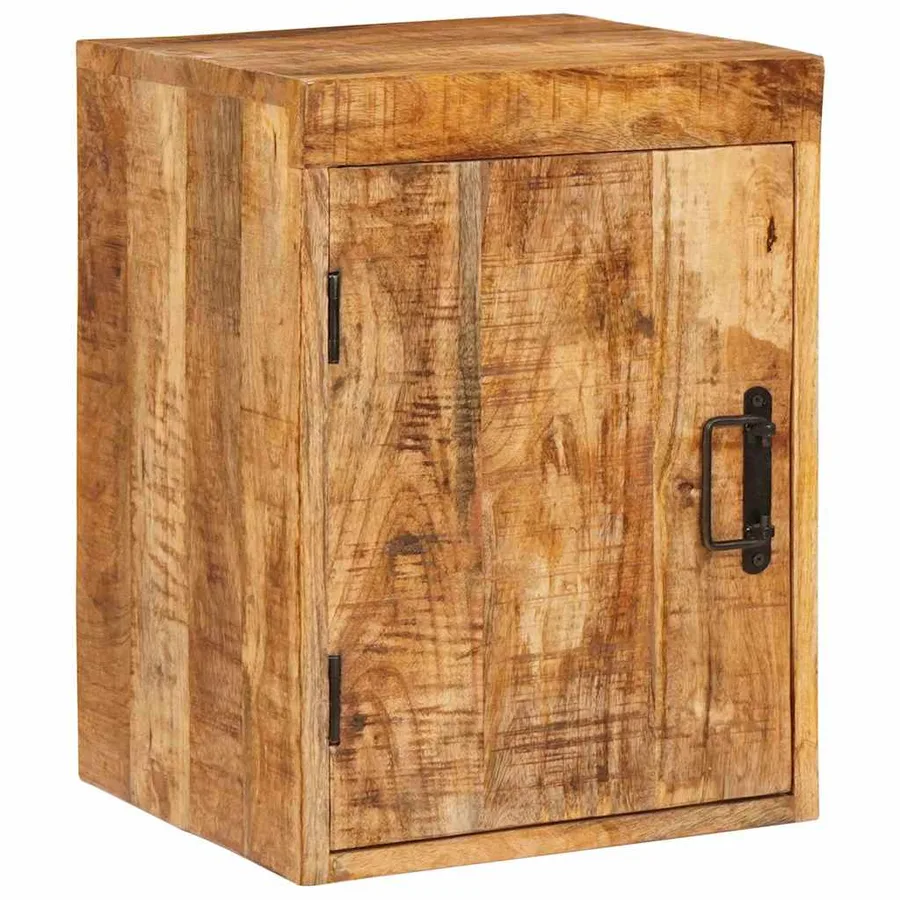 Table de chevet 2 pcs Marron Bois de mangue massif - 2