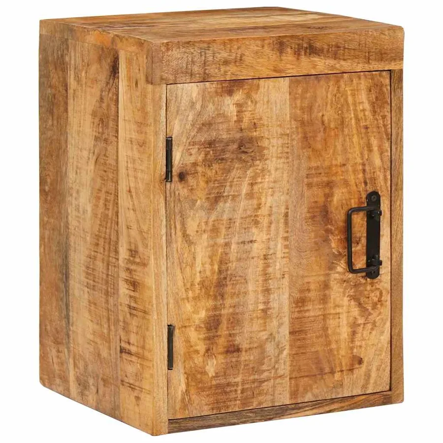 Table de chevet 2 pcs Marron Bois de mangue massif - 3