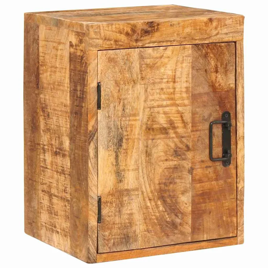 Table de chevet 2 pcs Marron Bois de mangue massif - 4
