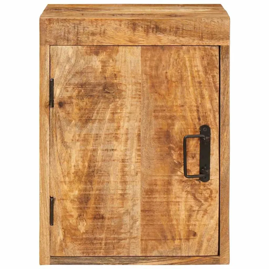 Table de chevet 2 pcs Marron Bois de mangue massif - 6