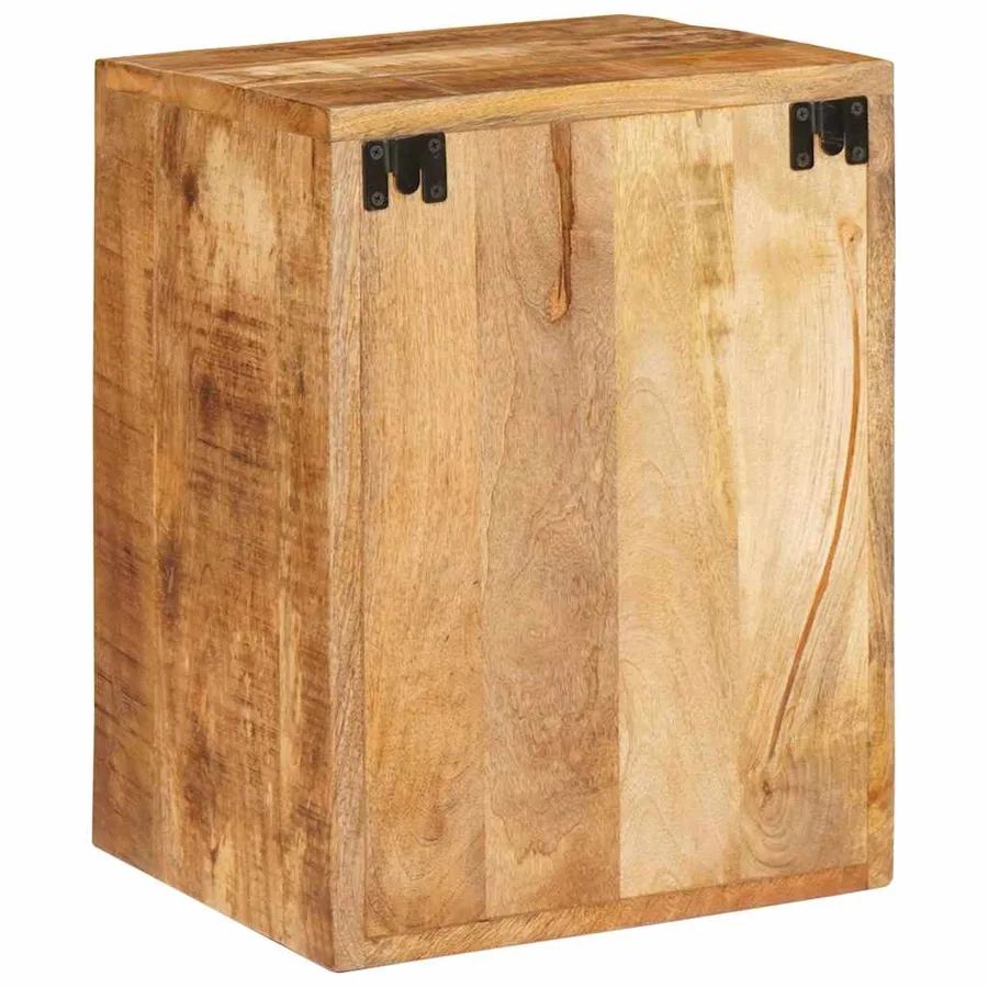 Table de chevet 2 pcs Marron Bois de mangue massif - 8