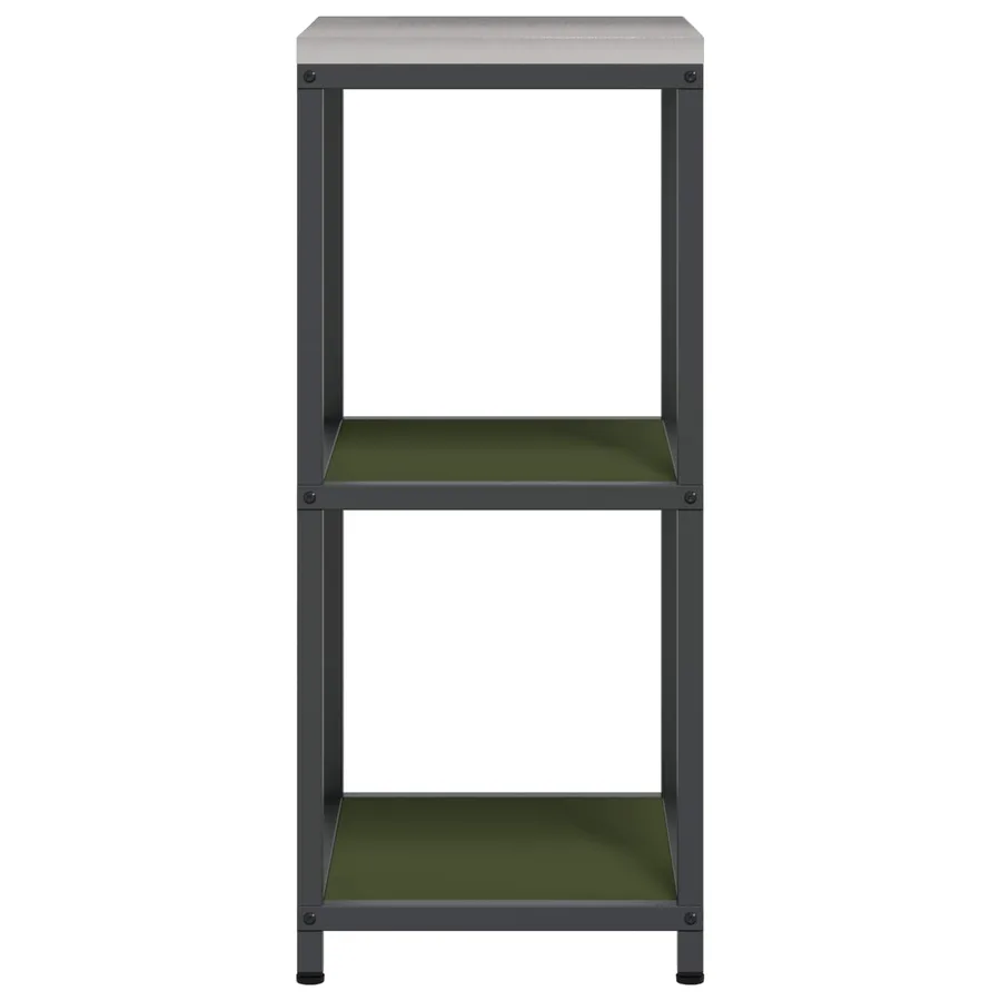Rangement de cuisine HATTEM Vert olive 40 x 50 x 92 cm Acier - 6