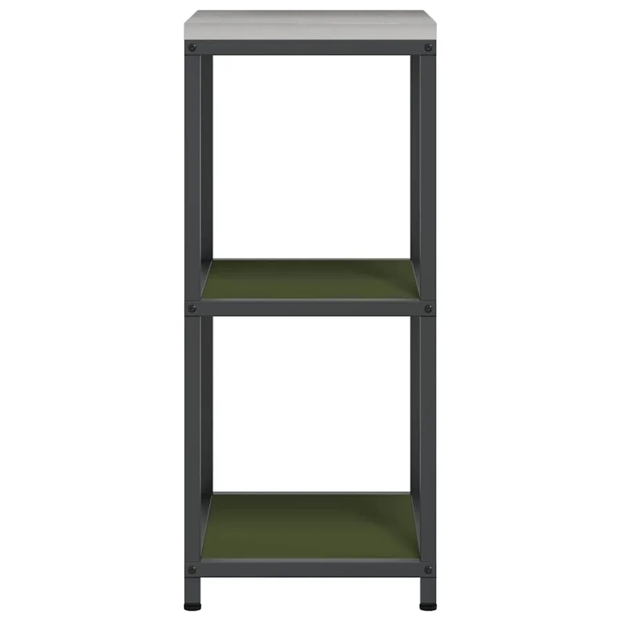 Rangement de cuisine HATTEM Vert olive 40 x 50 x 92 cm Acier - 7