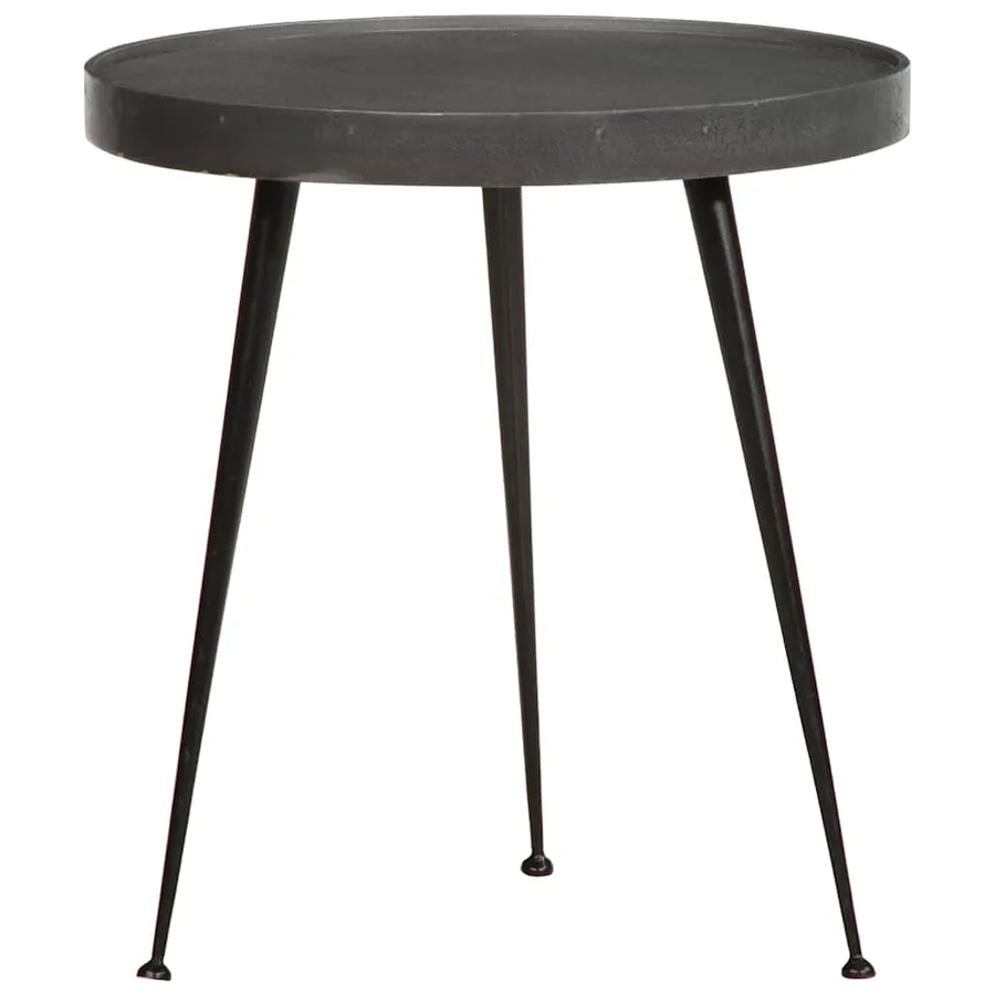 Table basse 2 pcs en bois d'ingénierie noir - 4