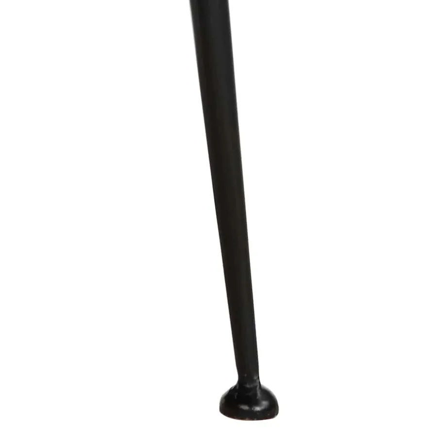 Table basse 2 pcs en bois d'ingénierie noir - 8