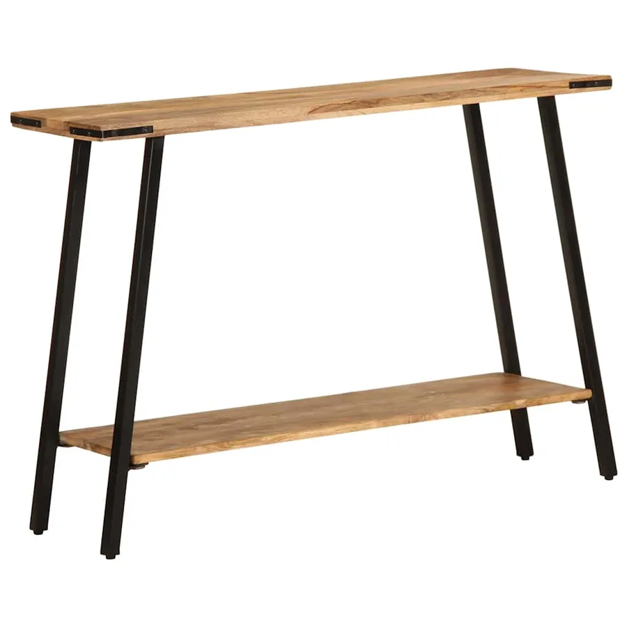 Table console 110x30x75 cm bois de manguier massif