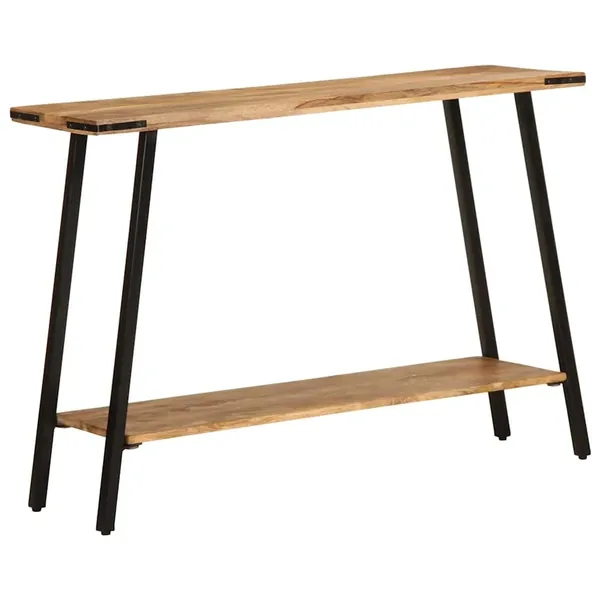 Table console 110x30x75 cm bois de manguier massif