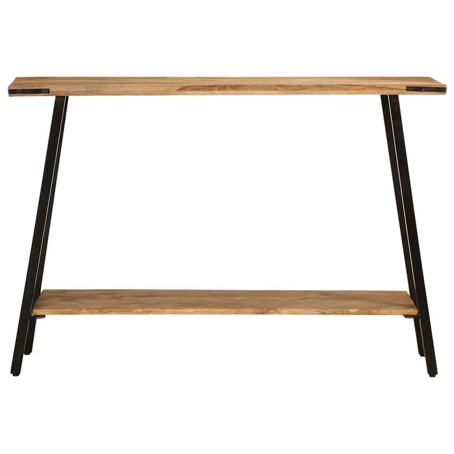 Table console 110x30x75 cm bois de manguier massif - 2