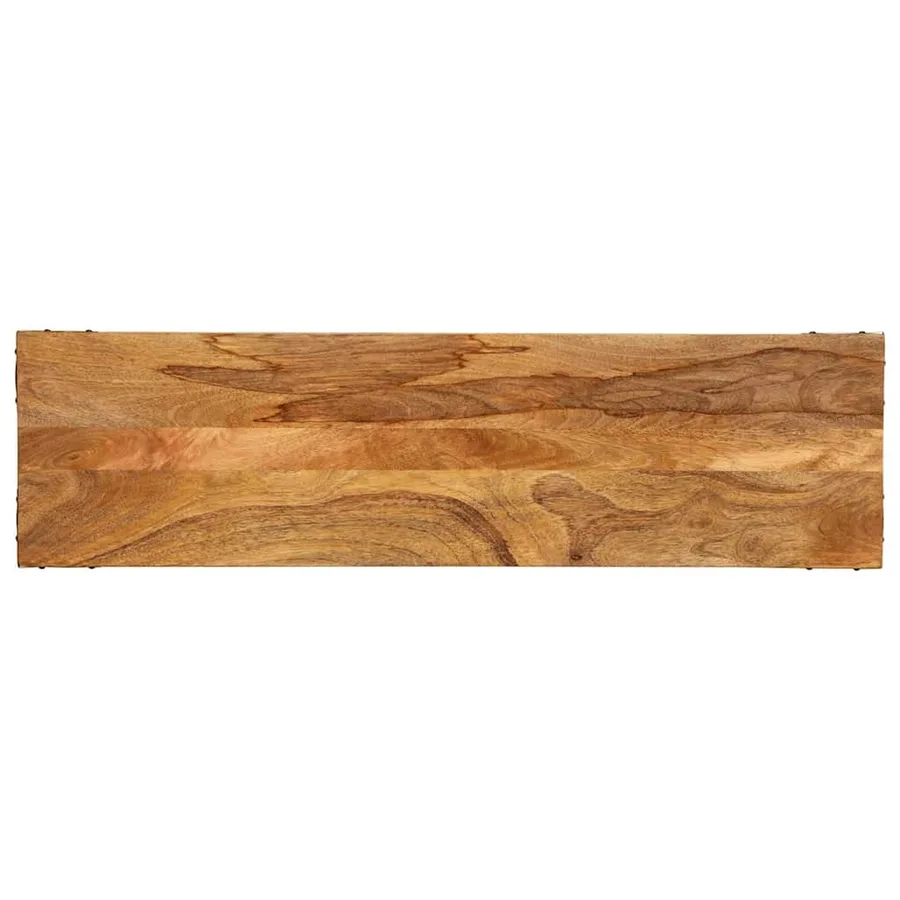 Table console 110x30x75 cm bois de manguier massif - 4