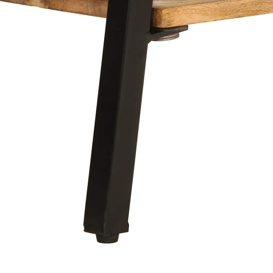 Table console 110x30x75 cm bois de manguier massif - 7