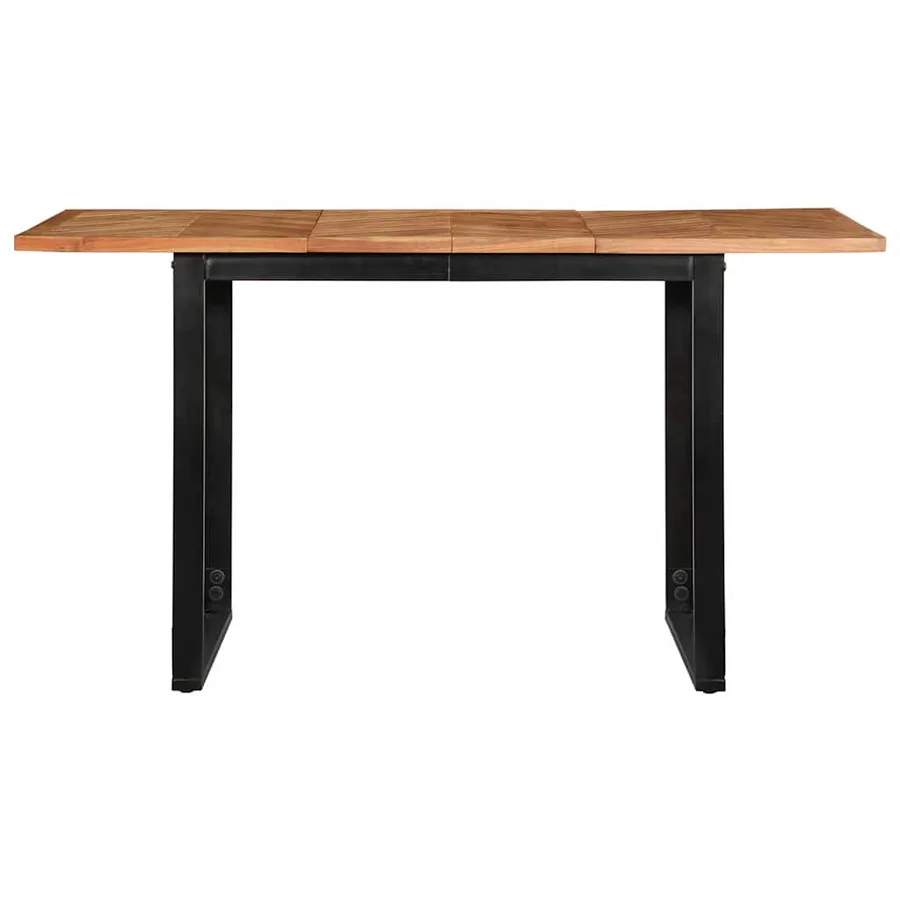 Table à manger 140x70x75 cm bois massif d'acacia - 2