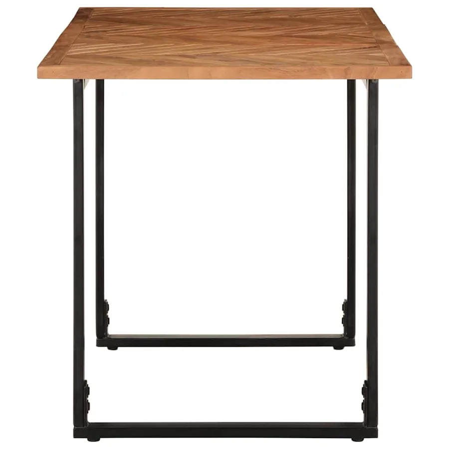 Table à manger 140x70x75 cm bois massif d'acacia - 3