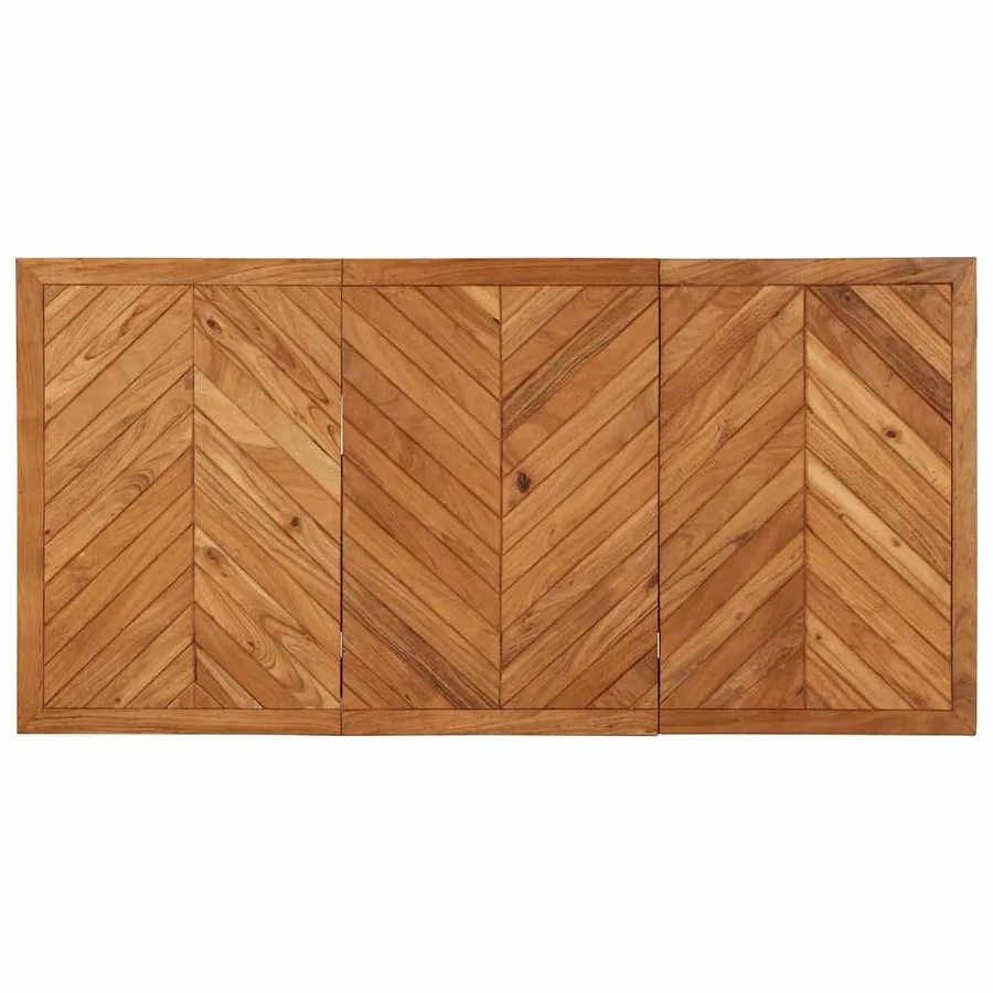 Table à manger 140x70x75 cm bois massif d'acacia - 4