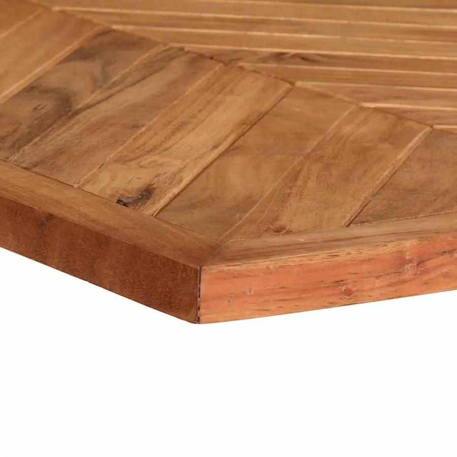 Table à manger 140x70x75 cm bois massif d'acacia - 5