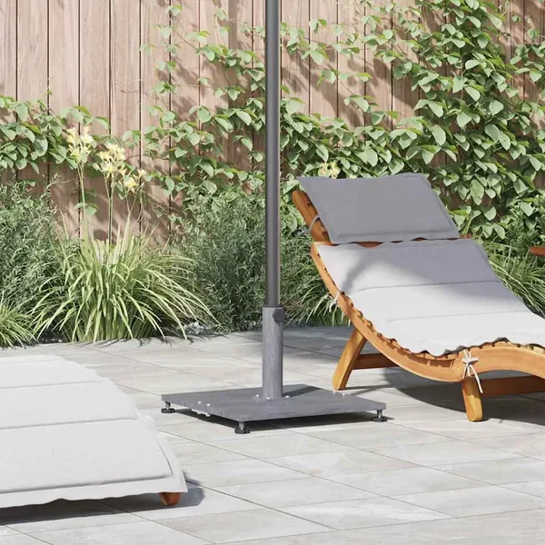 Pied de parasol Aspect Bois Gris Foncé 45 x 45 x 31 cm