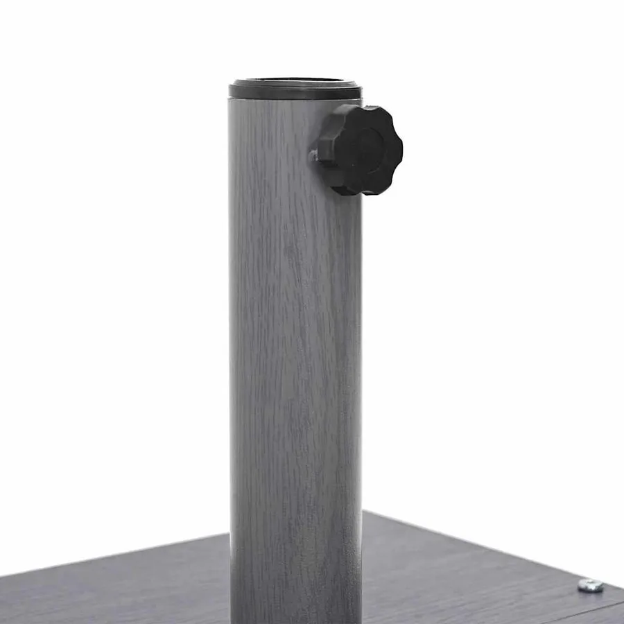 Pied de parasol Aspect Bois Gris Foncé 45 x 45 x 31 cm - 9