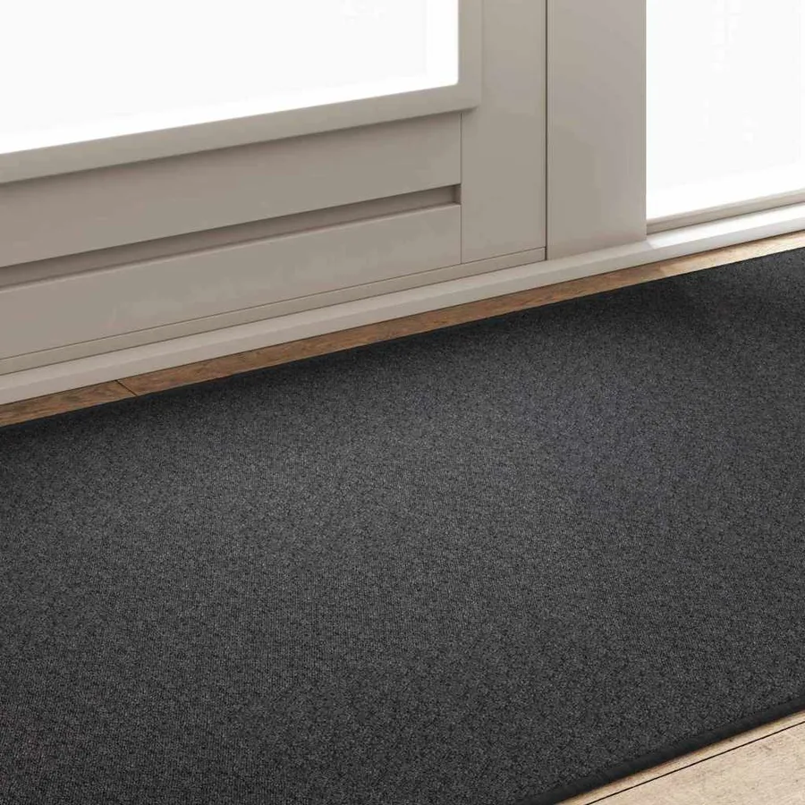 Tapis Couloir Gris foncé 100 x 200 cm 100% Polypropylène - 4