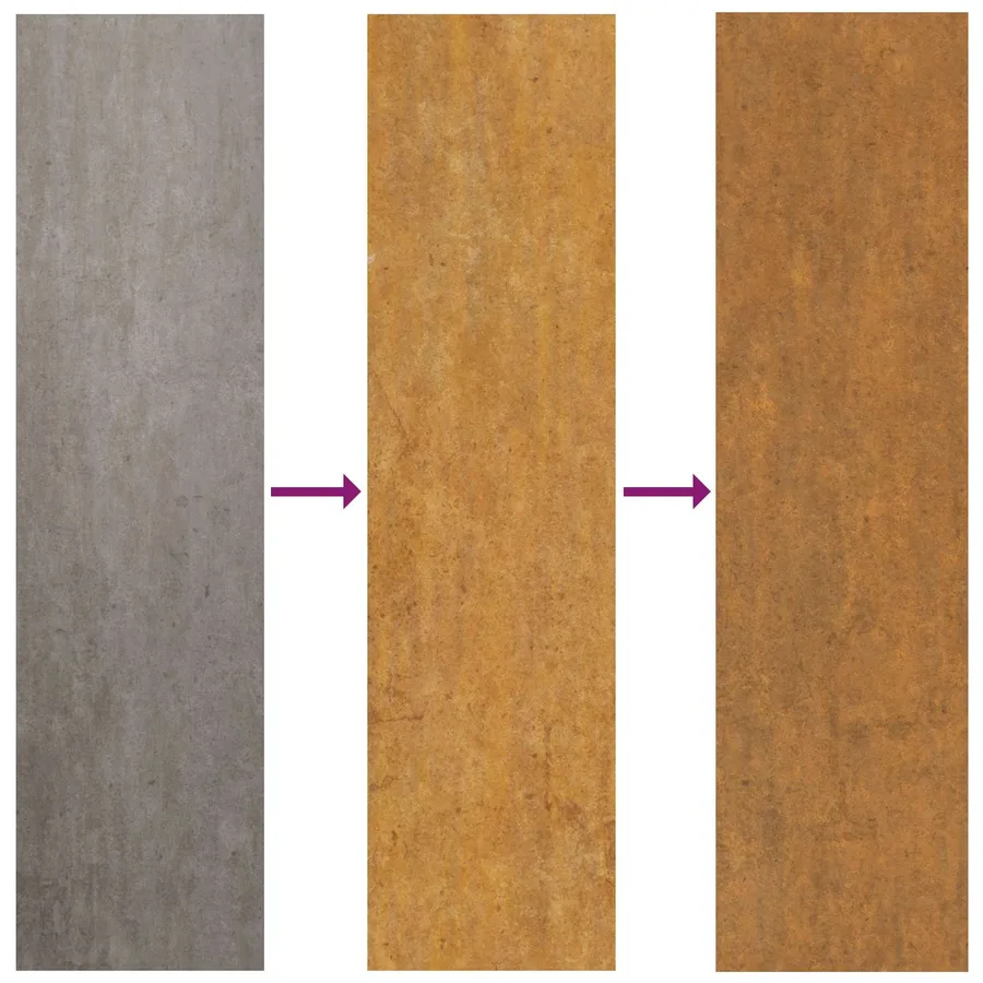 Rangement de cuisine HATTEM Rouillé 60 x 50 x 92 cm Acier - 12