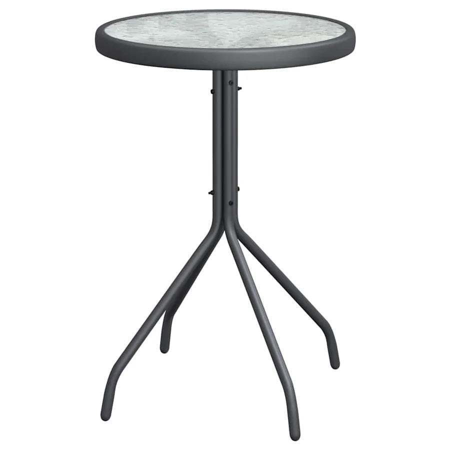 Ensemble bistro de jardin 3 pcs Gris Acier - 6