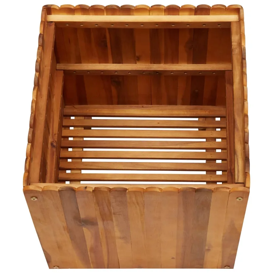 Lit surélevé de jardin 50x50x50 cm Bois massif d'acacia - 3