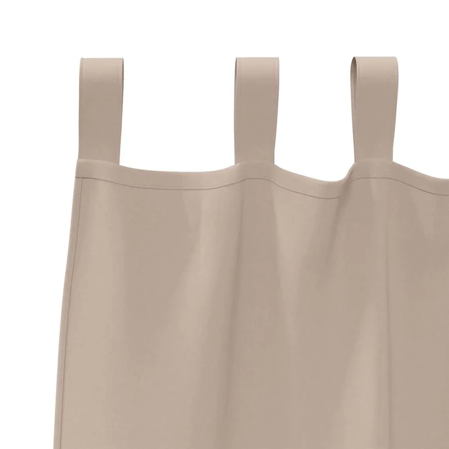 Rideaux occultants avec anneaux 2 pcs Taupe 245 x 140 cm - 5