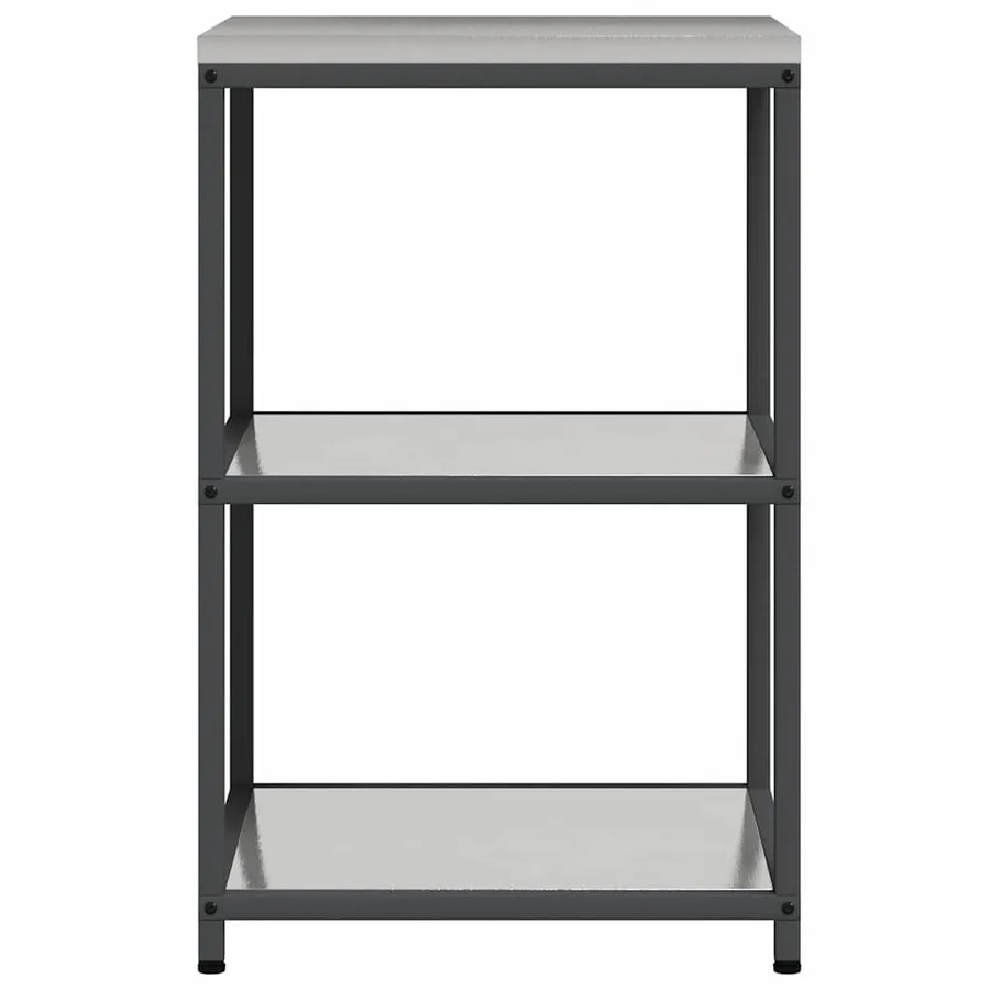 Rangement de cuisine HATTEM Argenté 60 x 50 x 92 cm Acier - 6