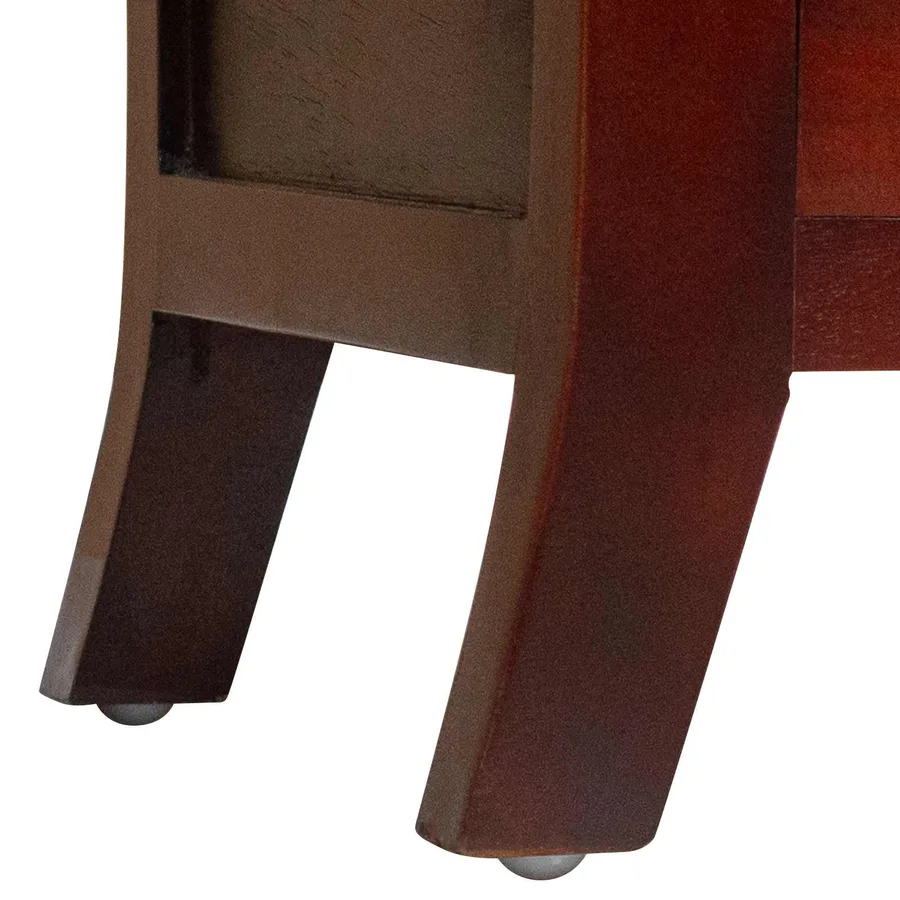 Cabinet de chevet avec tiroir Marron 40 x 40 x 45,5 cm - 10