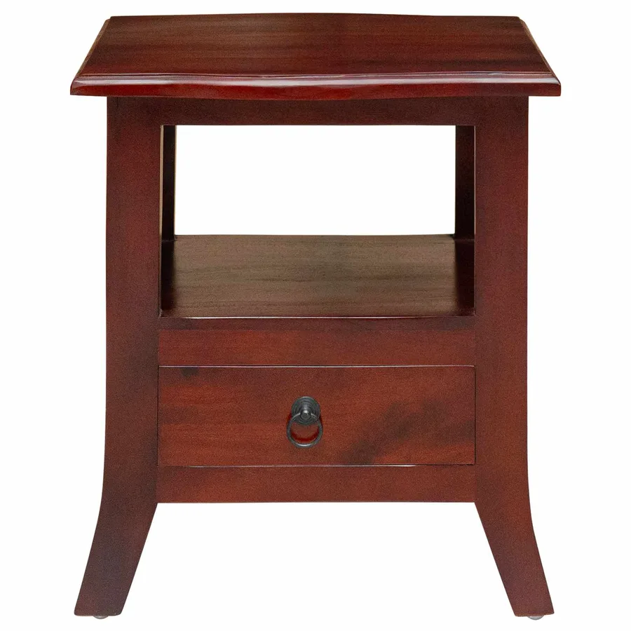 Cabinet de chevet avec tiroir Marron 40 x 40 x 45,5 cm - 5