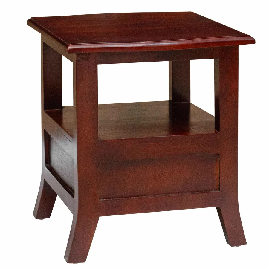 Cabinet de chevet avec tiroir Marron 40 x 40 x 45,5 cm - 7