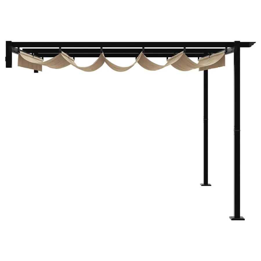 Pavillon 300 x 300 x 200 cm Taupe Polyester - 5