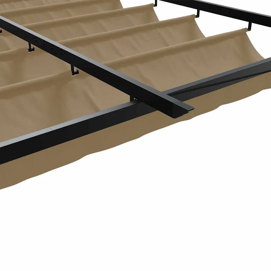 Pavillon 300 x 300 x 200 cm Taupe Polyester - 7