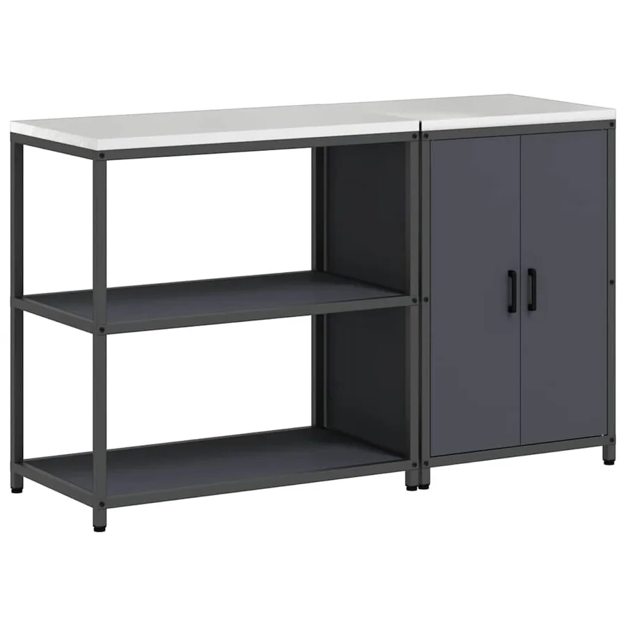 Ensemble de rangement cuisine HATTEM 2 pcs Anthracite - 2