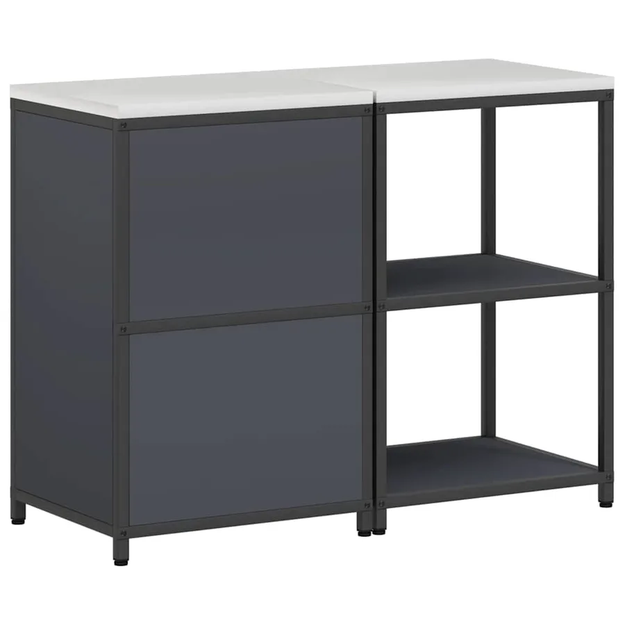 Ensemble de rangement cuisine HATTEM 2 pcs Anthracite - 11