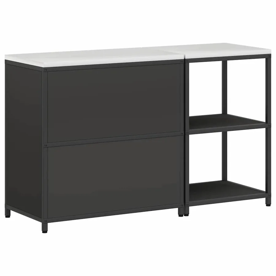 Ensemble de rangement cuisine HATTEM 2 pcs Noir - 11