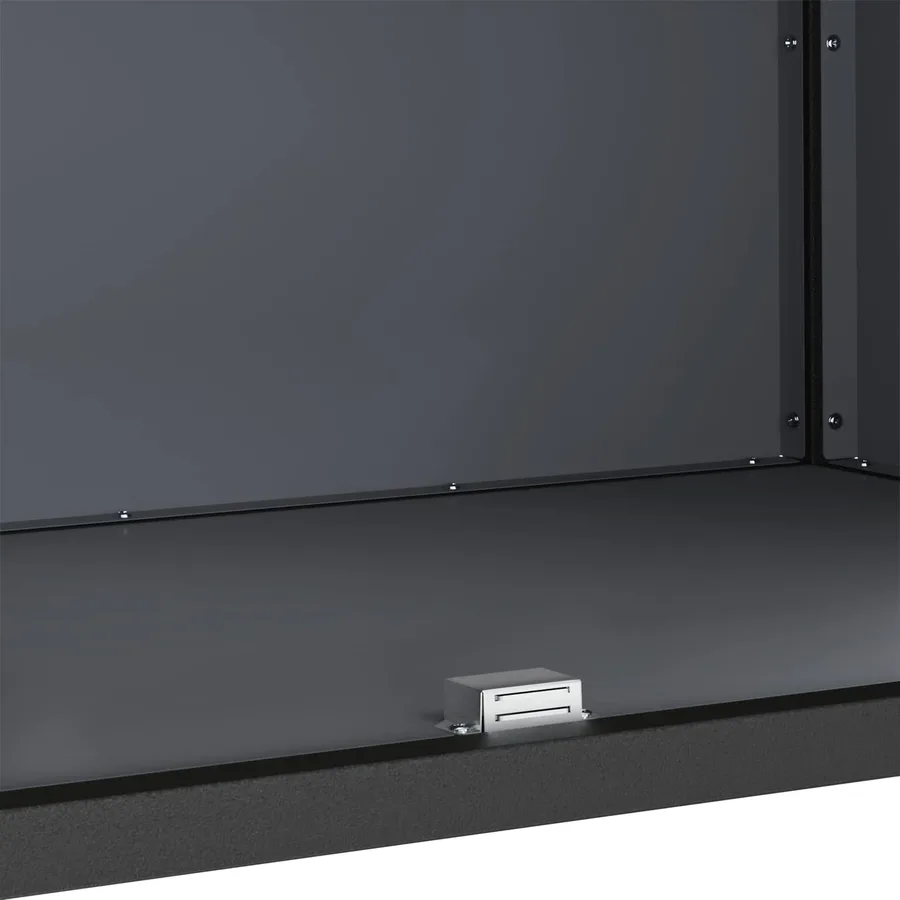 Rangement de cuisine HATTEM Anthracite 90 x 50 x 92 cm Acier - 12