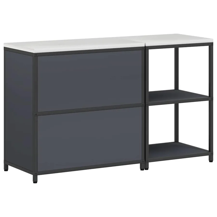 Ensemble de rangement cuisine HATTEM 2 pcs Anthracite - 11