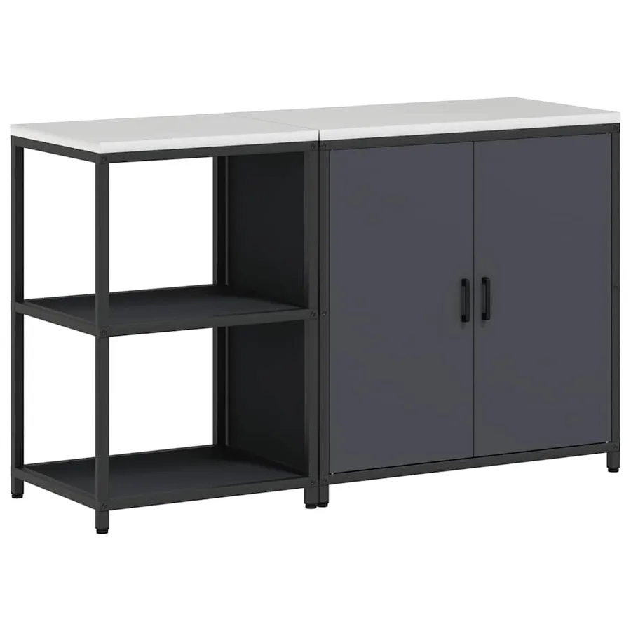 Ensemble de rangement cuisine HATTEM 2 pcs Anthracite - 2
